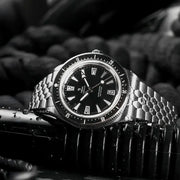 Yema Skin Diver CMM.20 with Black Dial on Bracelet #YEMA-03