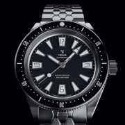 Yema Skin Diver CMM.20 with Black Dial on Bracelet #YEMA-03