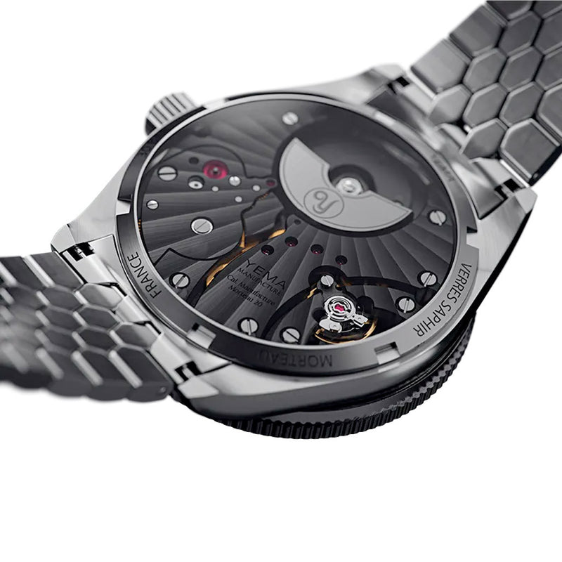 Yema Skin Diver CMM.20 with Black Dial on Bracelet #YEMA-03