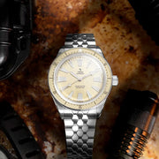 Yema Skin Diver CMM.20 with Beige Dial on Bracelet #YEMA-04