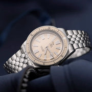 Yema Skin Diver CMM.20 with Beige Dial on Bracelet #YEMA-04
