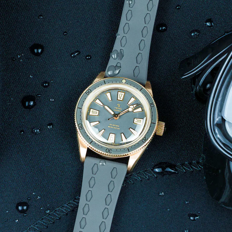 Yema Skin Diver Slim Bronze CMM.20 LE in Grey #YEMA-05