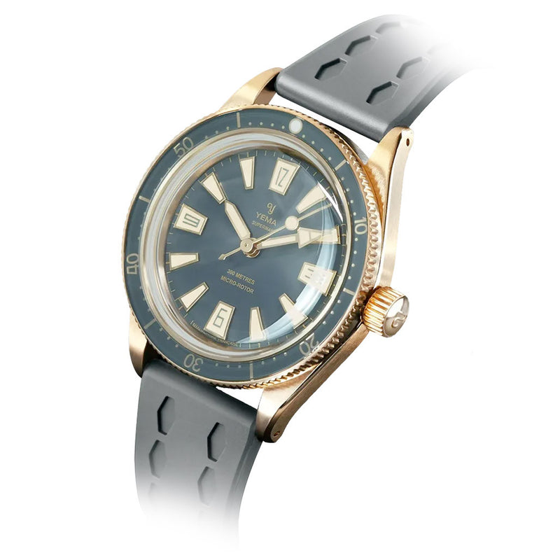 Yema Skin Diver Slim Bronze CMM.20 LE in Grey #YEMA-05