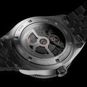 Yema Superman Dato CMM.10 with Black Dial on Bracelet #YEMA-06