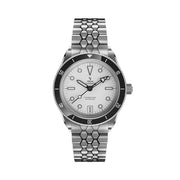 Yema Superman Dato CMM.10 with White Dial on Bracelet #YEMA-07