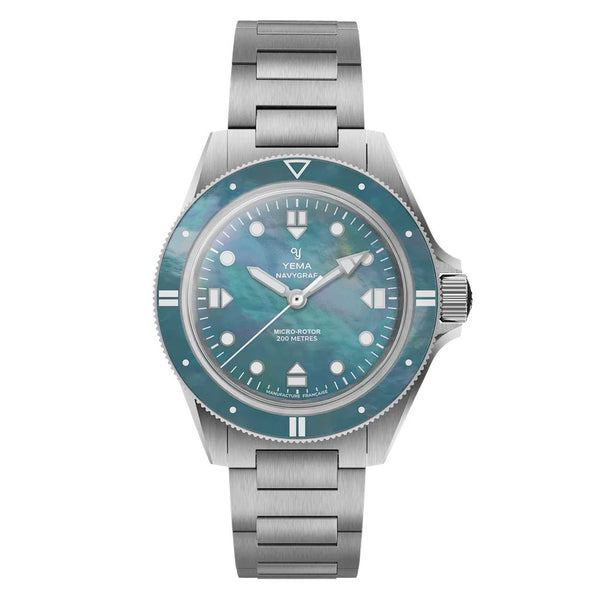 Yema Navygraf Pearl CMM.20 LE on Bracelet #YEMA-08
