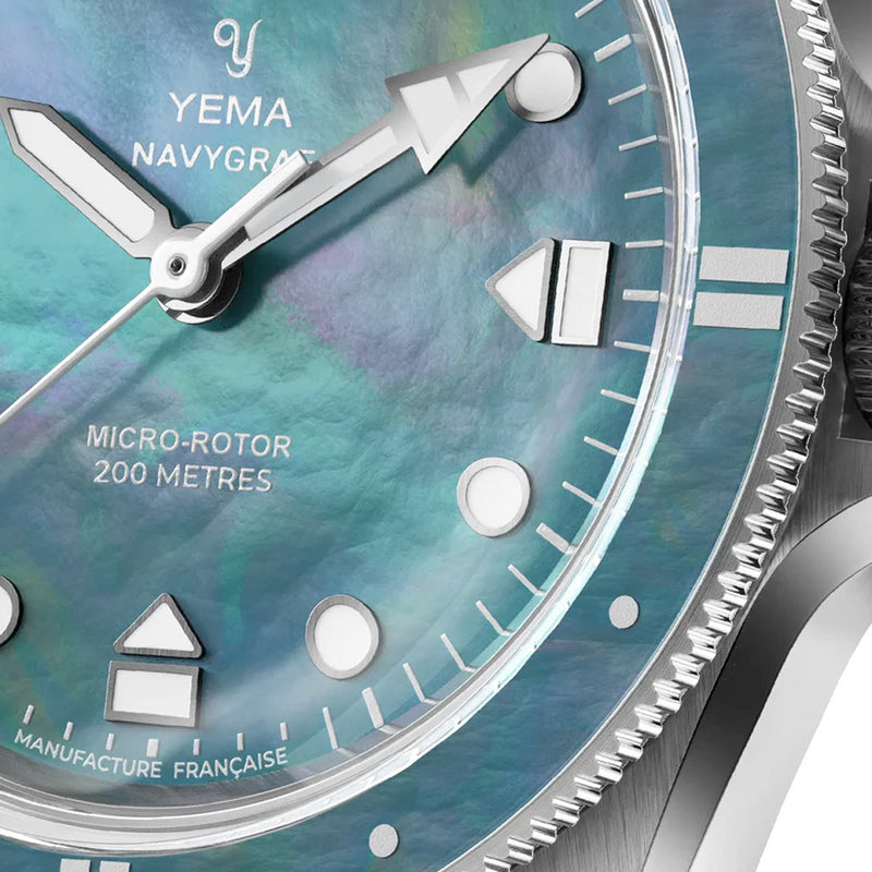 Yema Navygraf Pearl CMM.20 LE on Bracelet #YEMA-08