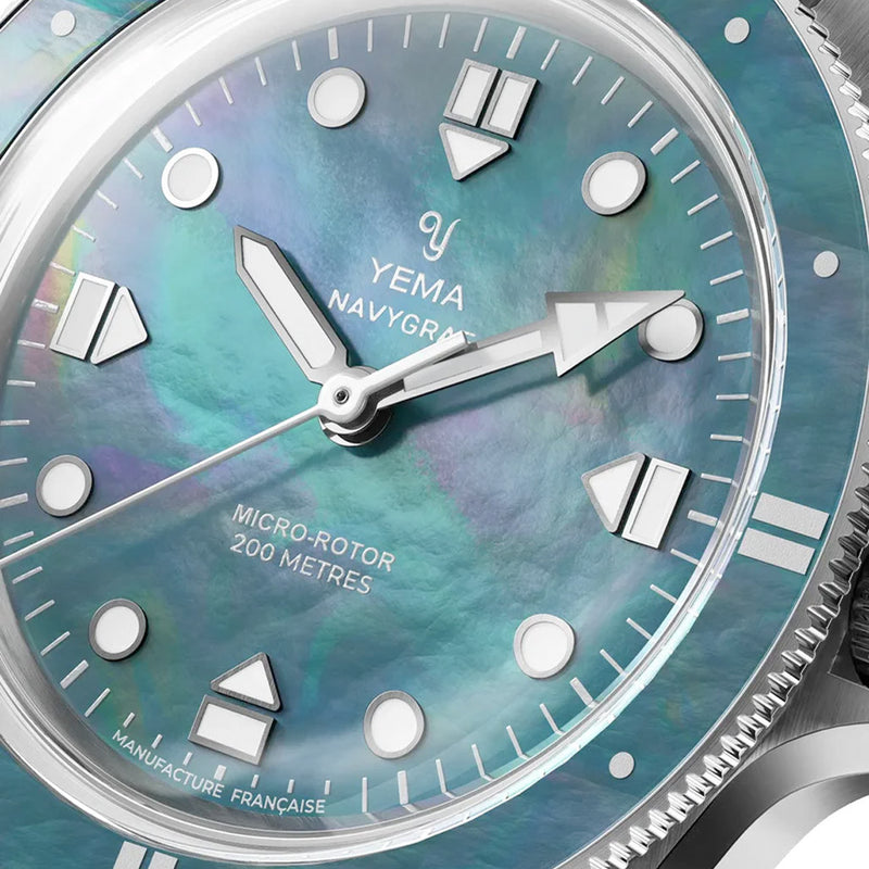 Yema Navygraf Pearl CMM.20 LE on Bracelet #YEMA-08