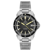 Yema Navy Heritage with Black Dial on Bracelet #YEMA-09