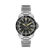 Yema Navy Heritage with Black Dial on Bracelet #YEMA-09