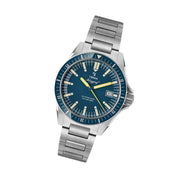 Yema Navy Heritage with Blue Dial on Bracelet #YEMA-10