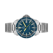 Yema Navy Heritage with Blue Dial on Bracelet #YEMA-10
