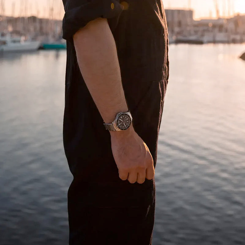 Yema Navygraf Marine Nationale Quarz with Blue Dial #YEMA-11