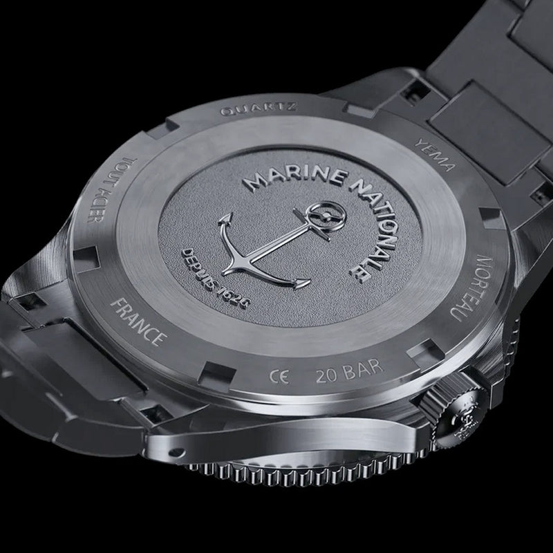 Yema Navygraf Marine Nationale Quarz with Blue Dial #YEMA-11