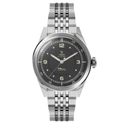 Yema Flygraf Pilot with Black Dial on Bracelet #YEMA-12