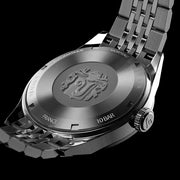 Yema Flygraf Pilot with Black Dial on Bracelet #YEMA-12