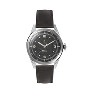 Yema Flygraf Pilot with Black Dial on Bracelet #YEMA-12