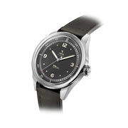 Yema Flygraf Pilot with Black Dial on Bracelet #YEMA-12