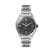 Yema Flygraf Pilot with Black Dial on Bracelet #YEMA-12