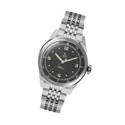 Yema Flygraf Pilot with Black Dial on Bracelet #YEMA-12