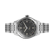 Yema Flygraf Pilot with Black Dial on Bracelet #YEMA-12