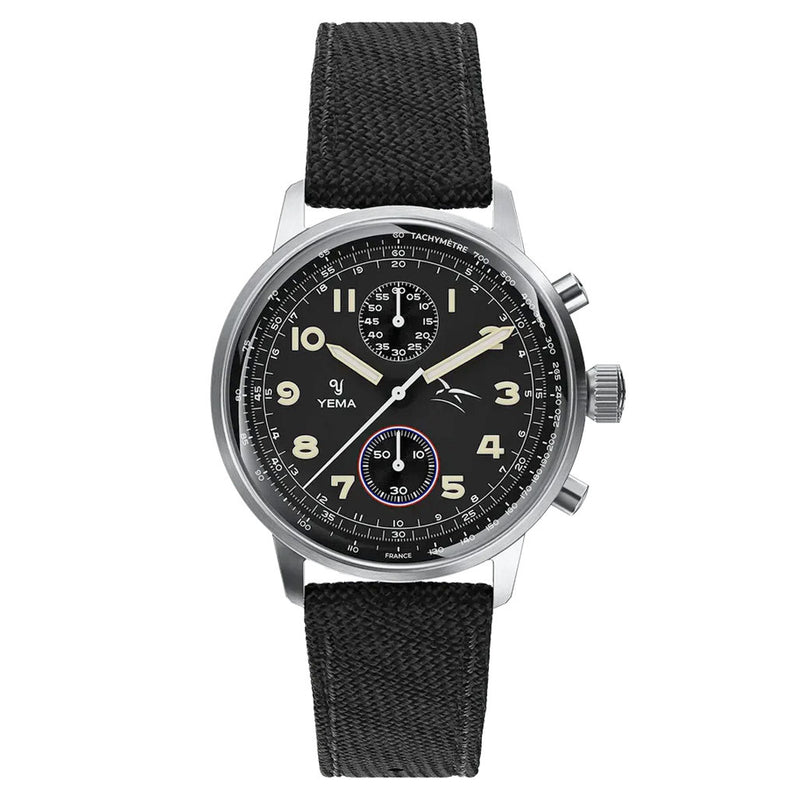 Yema Flygraf Bi-Compax French Air Force Meca-Quartz Chronograph #YEMA-13