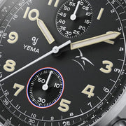 Yema Flygraf Bi-Compax French Air Force Meca-Quartz Chronograph #YEMA-13