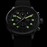 Yema Flygraf Bi-Compax French Air Force Meca-Quartz Chronograph #YEMA-13