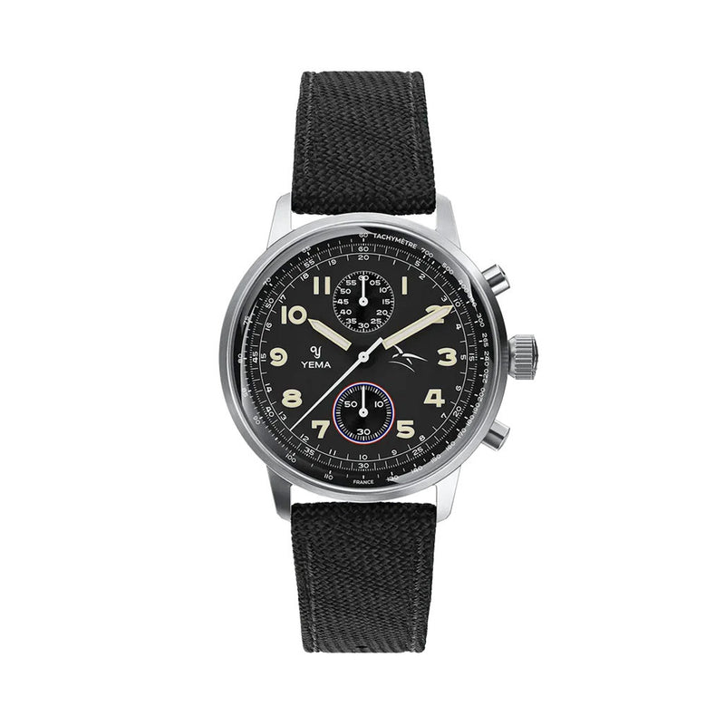 Yema Flygraf Bi-Compax French Air Force Meca-Quartz Chronograph #YEMA-13