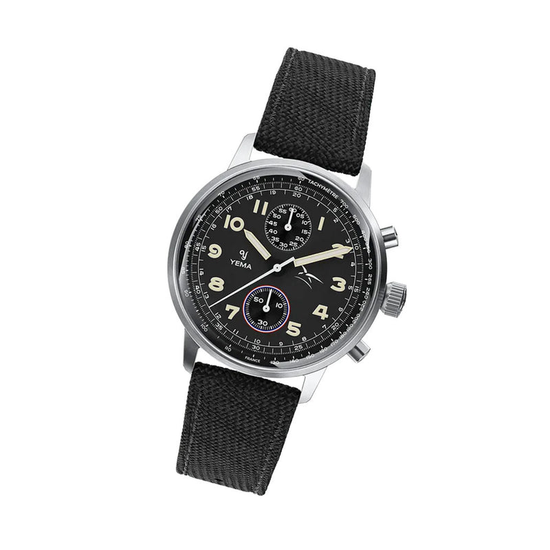Yema Flygraf Bi-Compax French Air Force Meca-Quartz Chronograph #YEMA-13