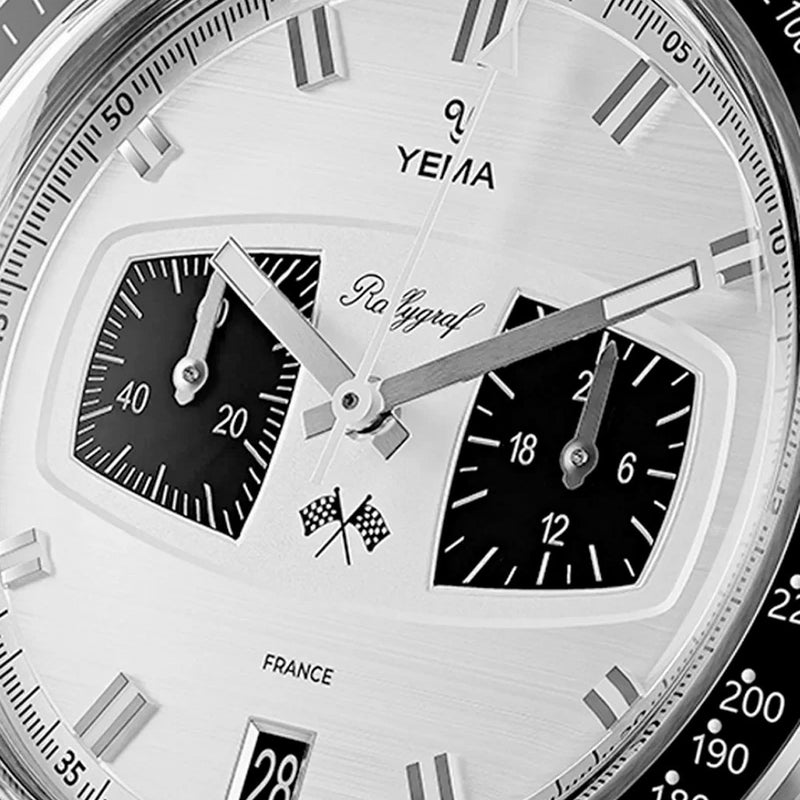 Yema Rallygraf II Panda Meca-Quartz Chronograph #YEMA-15