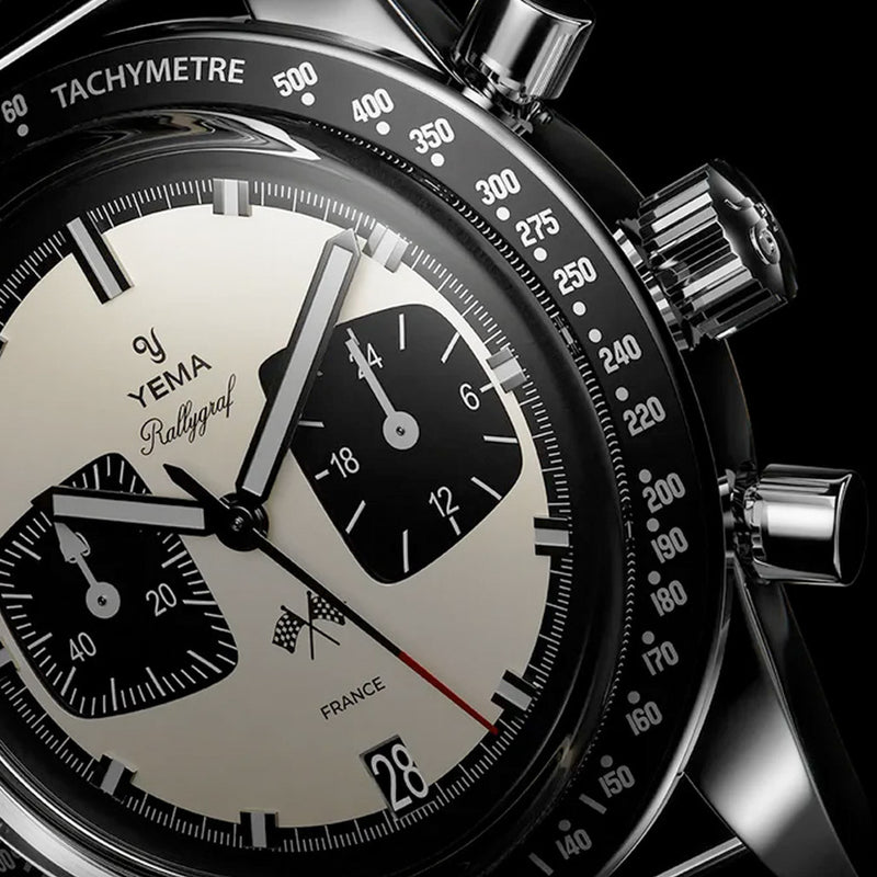 Yema Rallygraf Meca-Quartz Panda Chronograph #YEMA-16