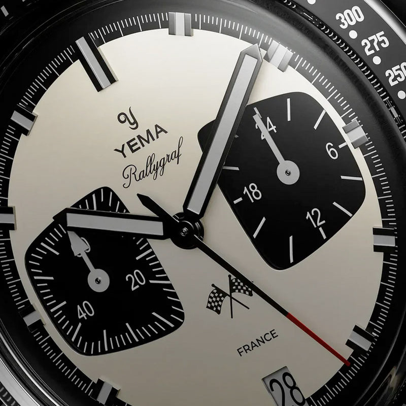 Yema Rallygraf Meca-Quartz Panda Chronograph #YEMA-16