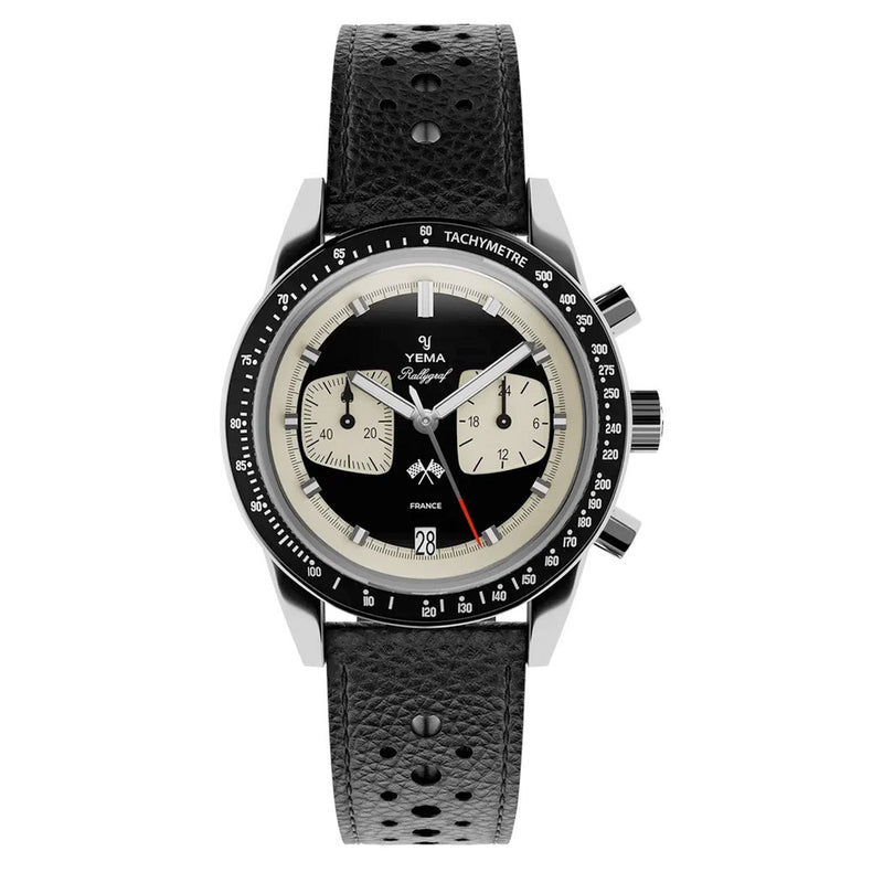 Yema Rallygraf Meca-Quartz Reverse Panda Chronograph #YEMA-17