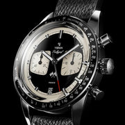 Yema Rallygraf Meca-Quartz Reverse Panda Chronograph #YEMA-17