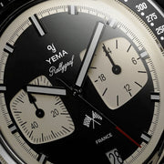 Yema Rallygraf Meca-Quartz Reverse Panda Chronograph #YEMA-17
