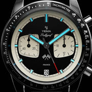 Yema Rallygraf Meca-Quartz Reverse Panda Chronograph #YEMA-17