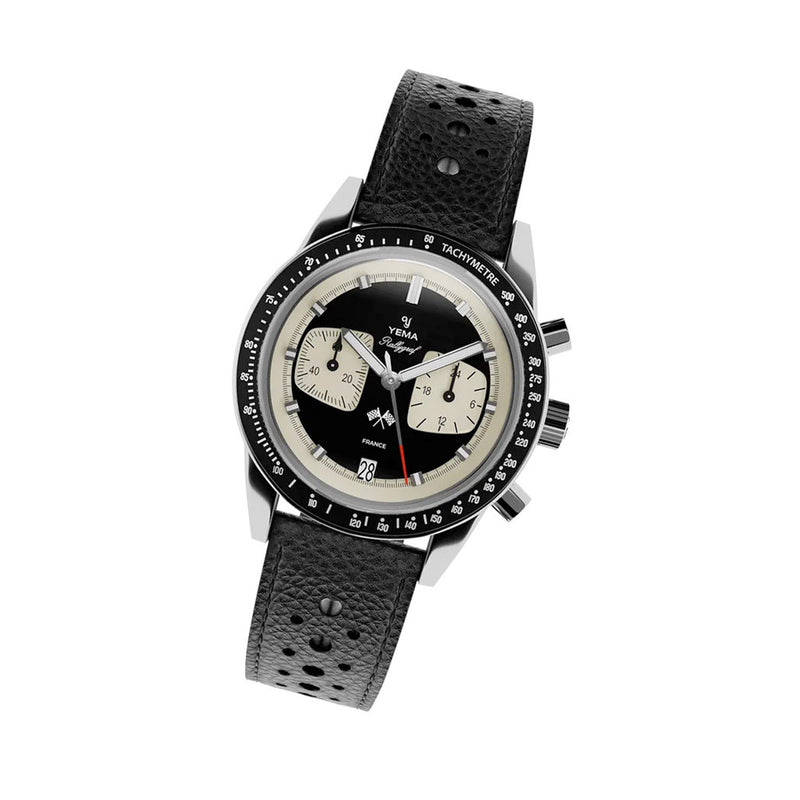 Yema Rallygraf Meca-Quartz Reverse Panda Chronograph #YEMA-17