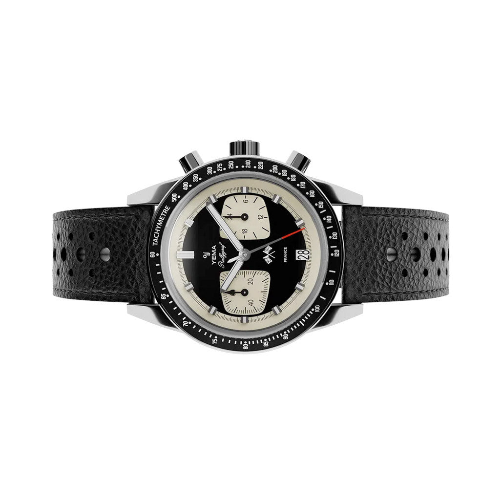 Yema Rallygraf Meca-Quartz Reverse Panda Chronograph #YEMA-17