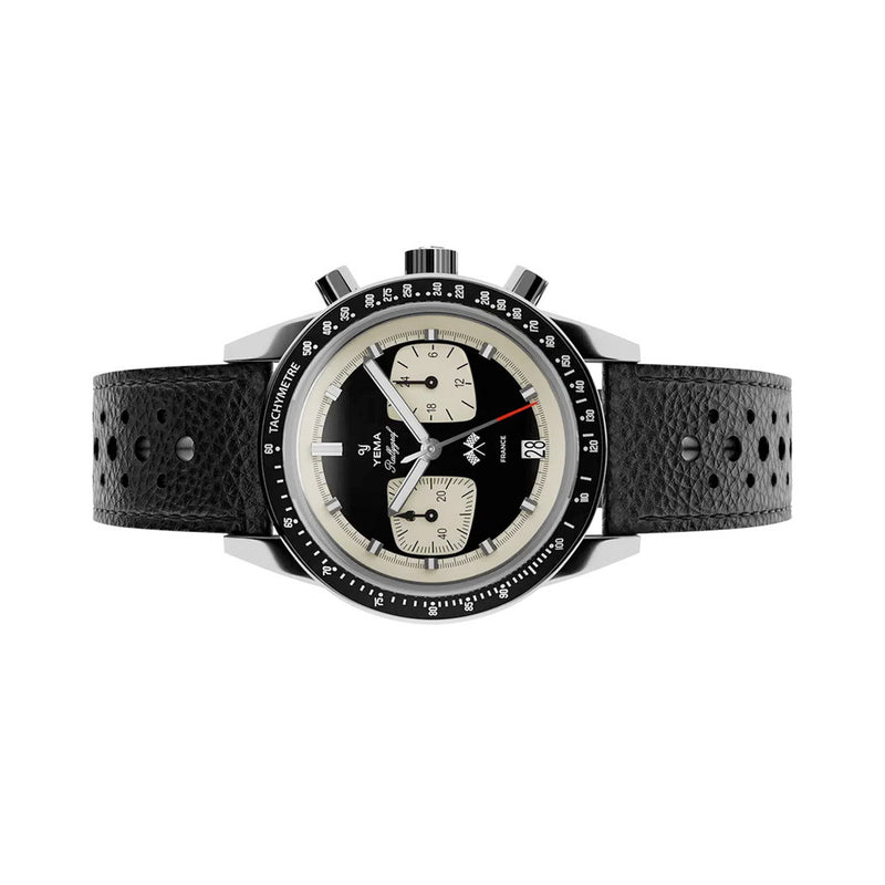 Yema Rallygraf Meca-Quartz Reverse Panda Chronograph #YEMA-17