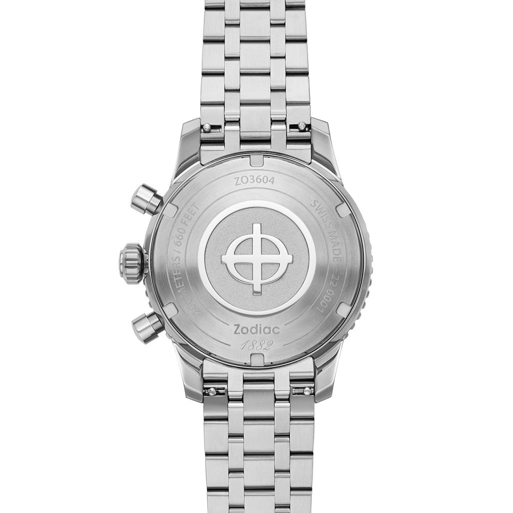 Zodiac Sea-Chrono Automatic Chronograph with Black Dial #ZO3604
