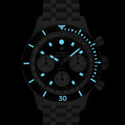 Zodiac Sea-Chrono Automatic Chronograph with Black Dial #ZO3604 lume