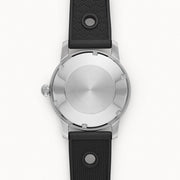 Zodiac Super Sea Wolf 53 Skin Automatic Black Rubber Watch #ZO9212 back