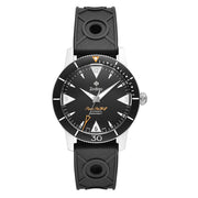 Zodiac Super Sea Wolf 53 Skin Automatic Black Rubber Watch #ZO9212 zoom