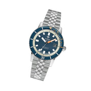 Zodiac Super Sea Wolf Automatic Stainless Steel Watch #ZO9266 tilt