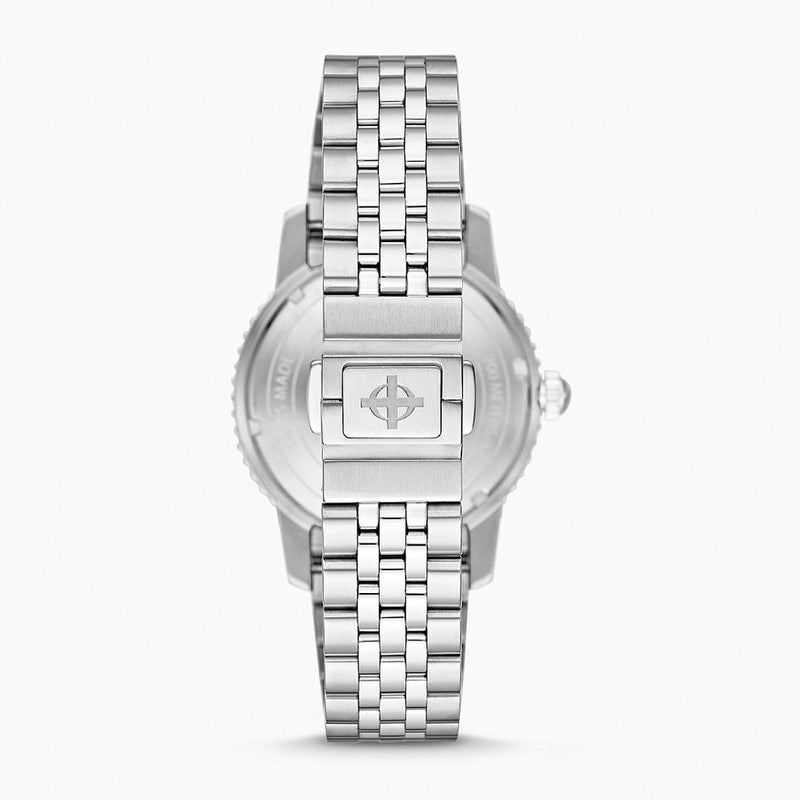 Zodiac Super Sea Wolf Automatic Stainless Steel Watch #ZO9269 back