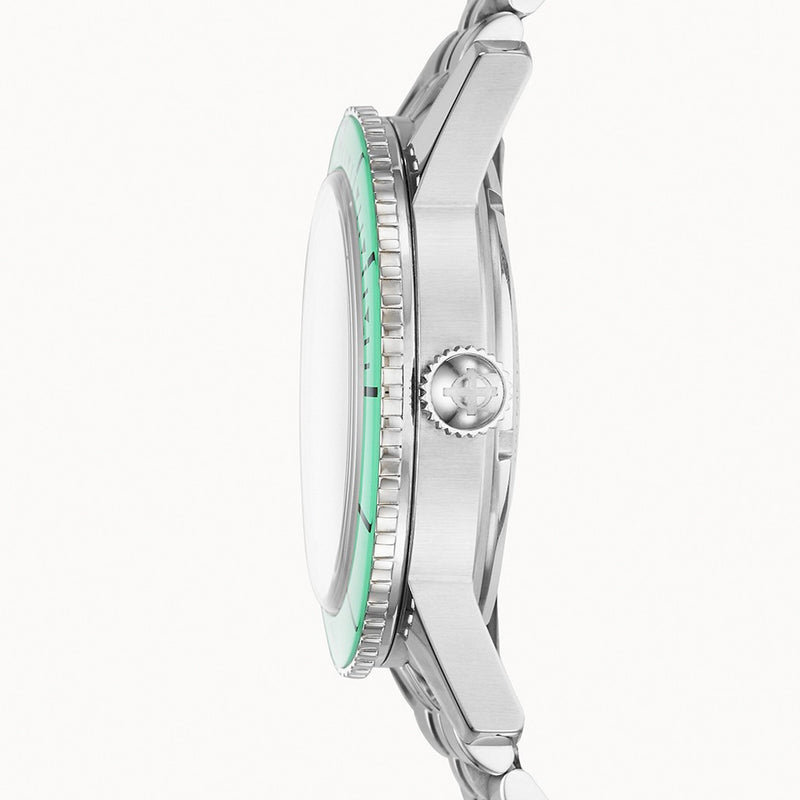 Zodiac Super Sea Wolf Automatic Stainless Steel Watch #ZO9269 crown