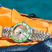 Zodiac Super Sea Wolf Automatic Stainless Steel Watch #ZO9269 lifestyle
