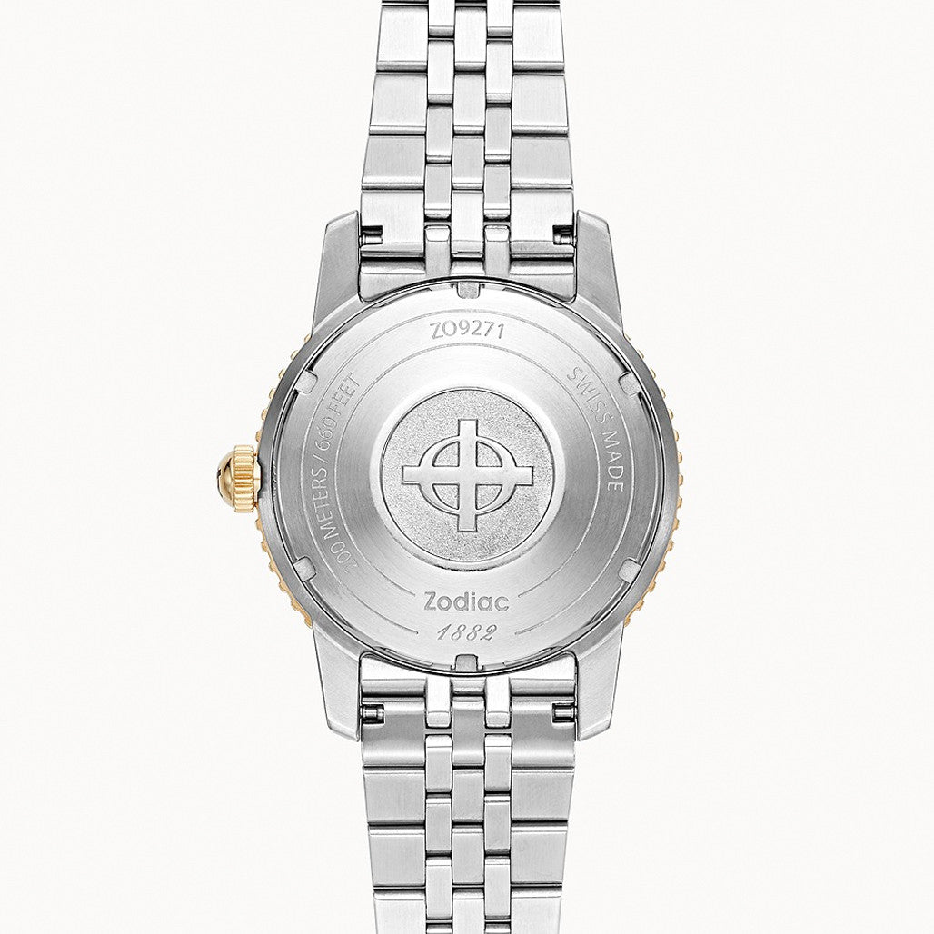 星 11/12まで Zodiac Super Sea Wolf Automatic Stainless Steel Watch #ZO9271