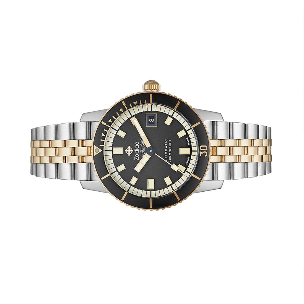 星 11/12まで Zodiac Super Sea Wolf Automatic Stainless Steel Watch #ZO9271